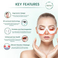 Under-Eye Red Light Therapy Skin Rejuvenation and Relaxation Massager